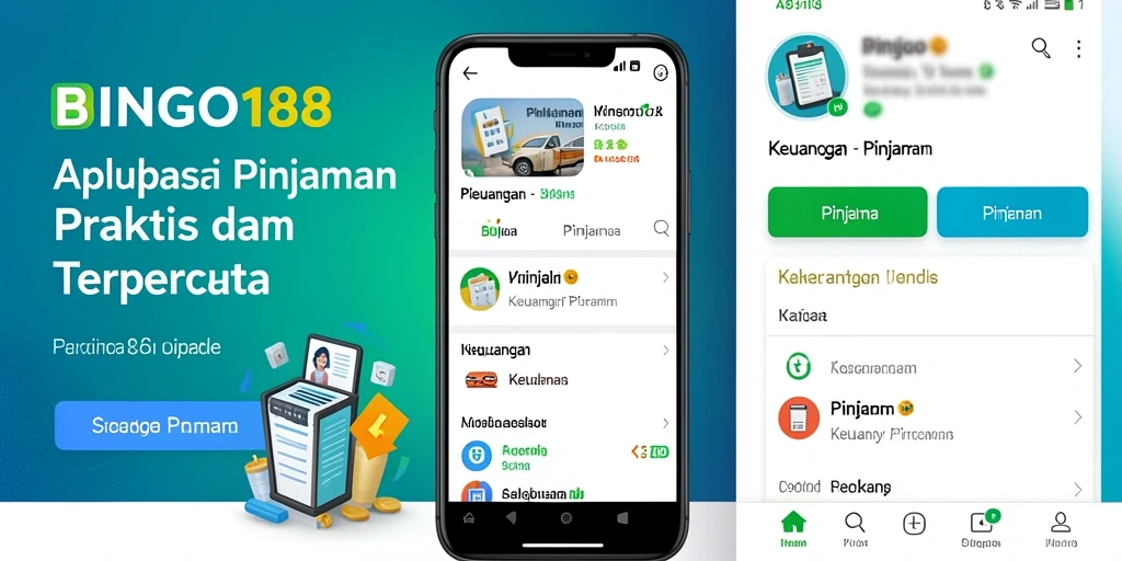 Antarmuka aplikasi BINGO188 yang sederhana dan fungsional.