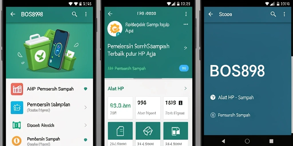 Tampilan antarmuka BOS898 yang bersih dan mudah digunakan.