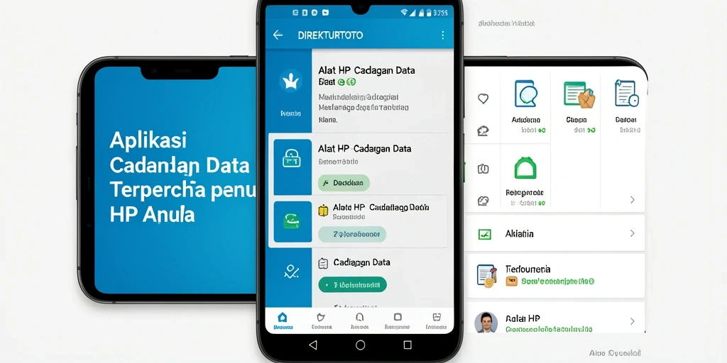 Tampilan antarmuka pengguna aplikasi DIREKTURTOTO yang mudah digunakan.