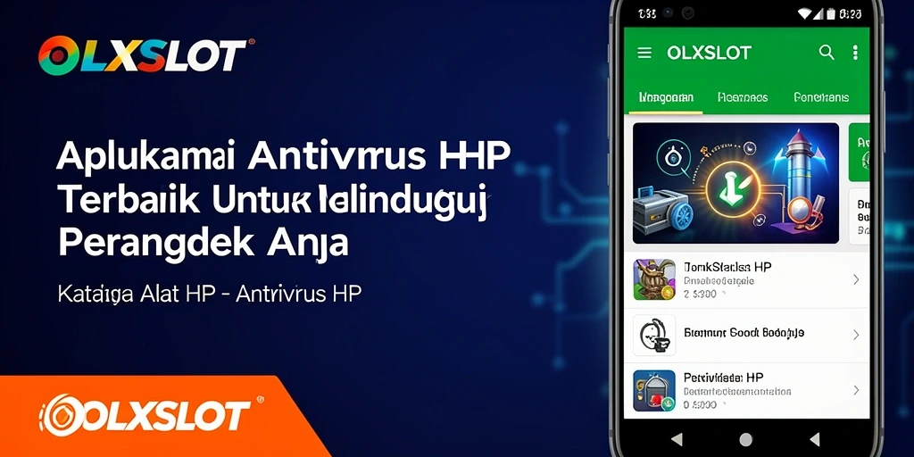 Tampilan antarmuka OLXSLOT yang ramah pengguna untuk perlindungan Antivirus HP.
