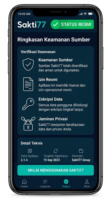 Halaman Resmi Download APK sakti77 untuk Android